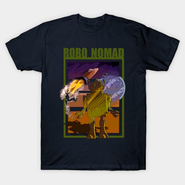 The Robot Nomad T-Shirt by Ace13creations